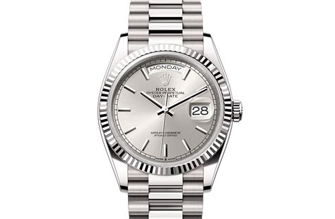 36mm white gold rolex day date|day date 36 rolex price.